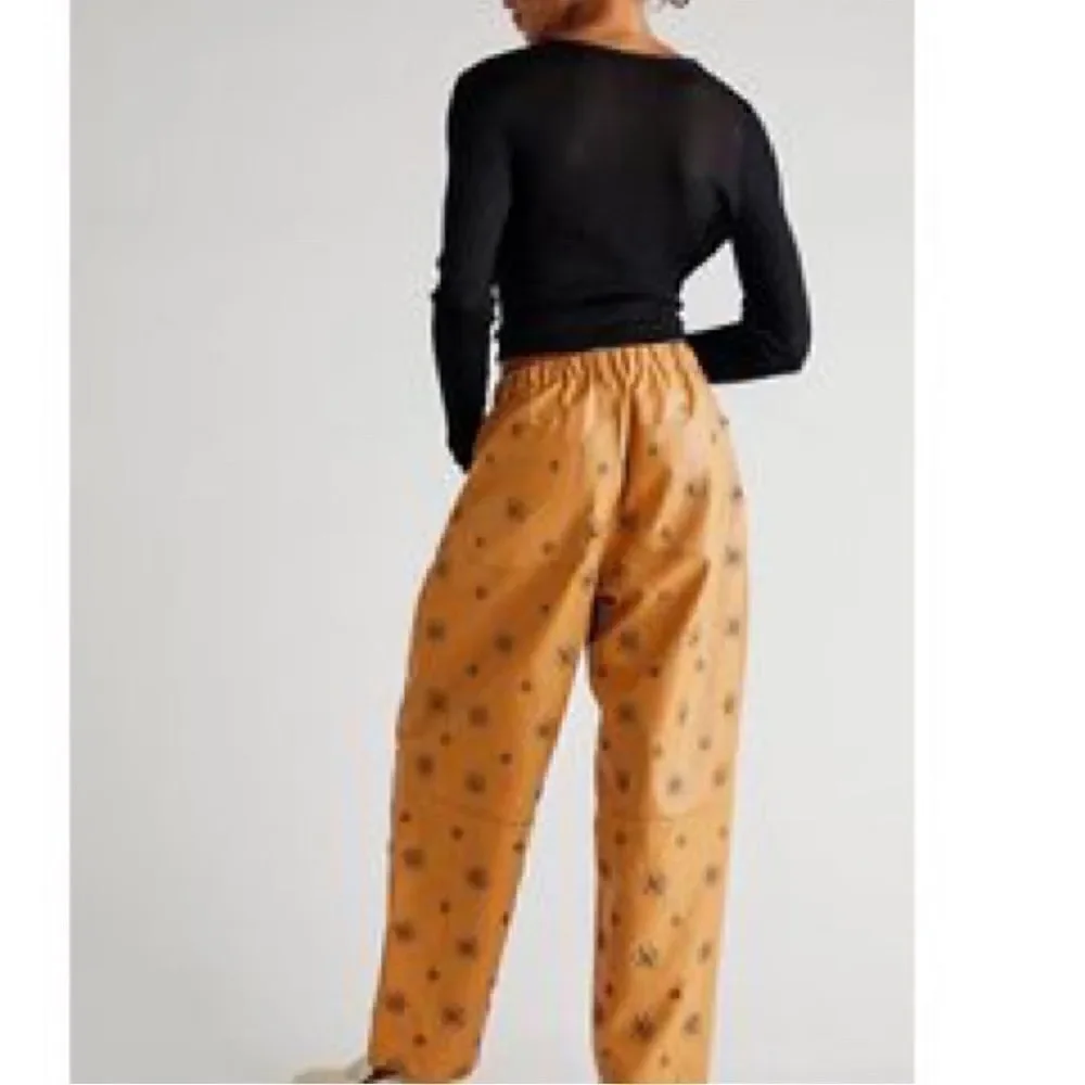 Free People Camille Embellished Vegan Pants